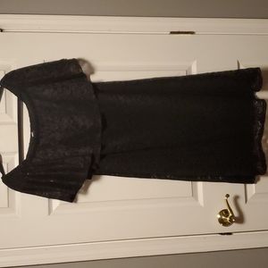 Chelsea Taylor Black Lace Dress